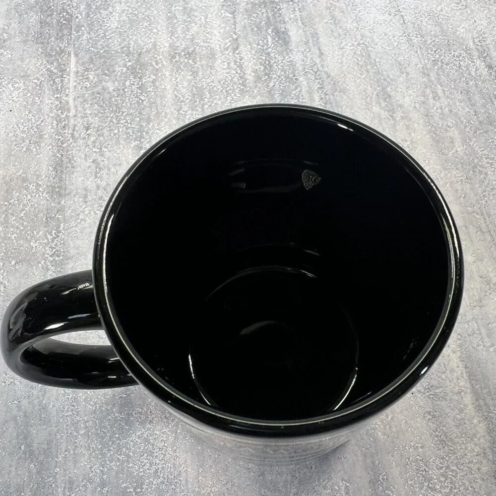 *RARE* Sea World Black and Gold Orcas Coffee Cup Mug Whale Tea - Picture 8 of 10